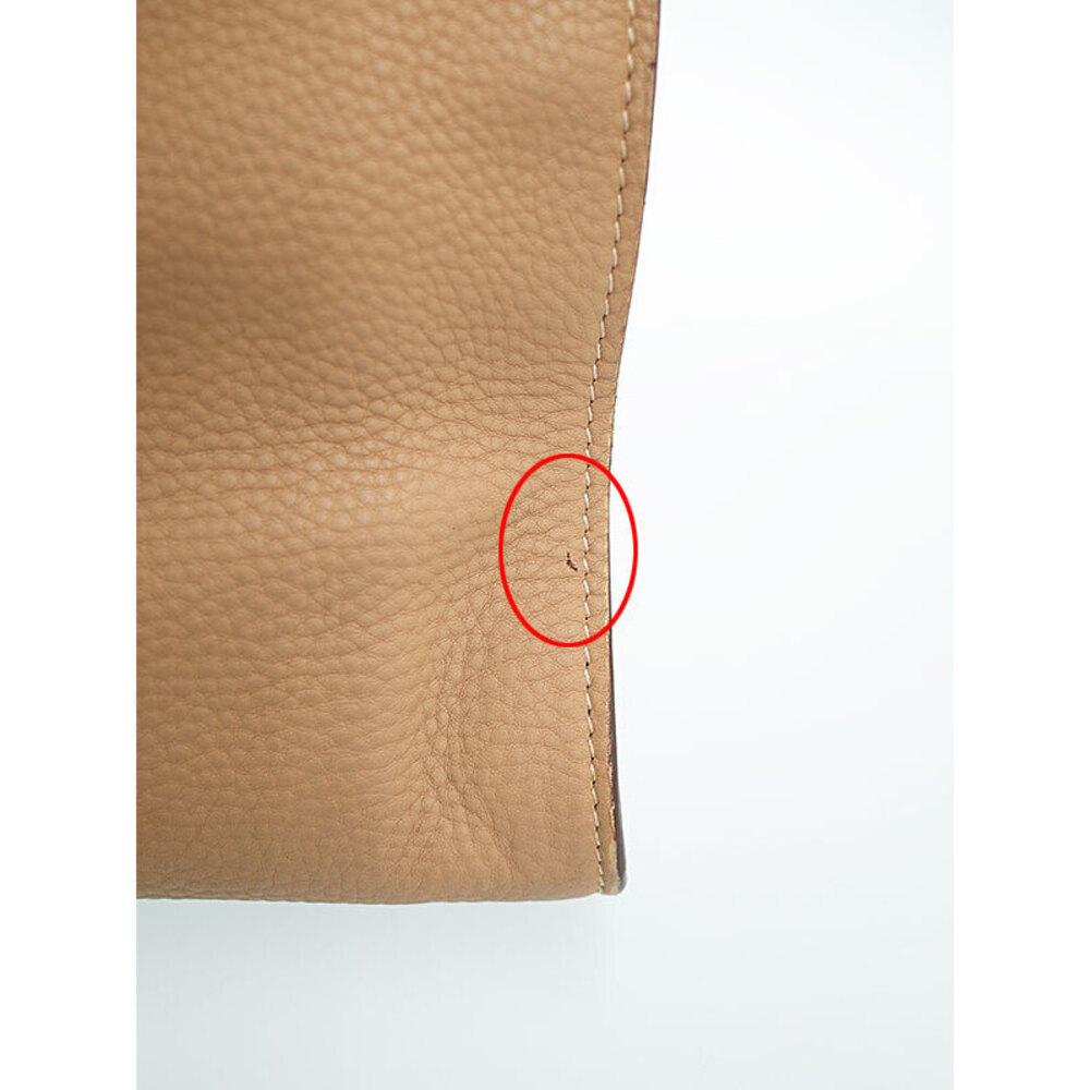 Prada Sughero Vitello Daino Leather Double Handle Tote Bag Tan Brown - Picture 4 of 9